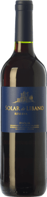 11,95 € Spedizione Gratuita | Vino rosso Castillo de Sajazarra Solar de Líbano Riserva D.O.Ca. Rioja La Rioja Spagna Tempranillo, Grenache, Graciano Bottiglia 75 cl