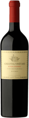 184,95 € Free Shipping | Red wine Catena Zapata Adrianna Vineyard River Stones Aged I.G. Mendoza Mendoza Argentina Malbec Bottle 75 cl