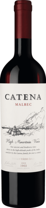 19,95 € 送料無料 | 赤ワイン Catena Zapata 高齢者 I.G. Mendoza メンドーサ アルゼンチン Malbec ボトル 75 cl