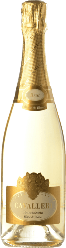 33,95 € Envio grátis | Espumante branco Cavalleri Blanc de Blancs D.O.C.G. Franciacorta Lombardia Itália Chardonnay Garrafa 75 cl
