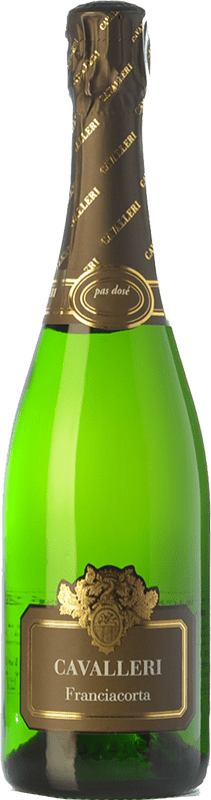36,95 € Envoi gratuit | Blanc mousseux Cavalleri Pas Dosé D.O.C.G. Franciacorta Lombardia Italie Chardonnay Bouteille 75 cl