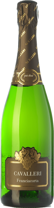 37,95 € Envoi gratuit | Vin Mousseux Blanc Cavalleri Zéro Dosage — Brut Nature D.O.C.G. Franciacorta Lombardia Italie Chardonnay Bouteille 75 cl