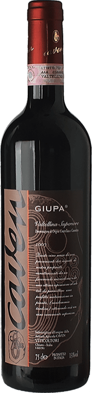 22,95 € Free Shipping | Red wine Caven Riserva Giupa Reserve D.O.C.G. Valtellina Superiore Lombardia Italy Nebbiolo Bottle 75 cl