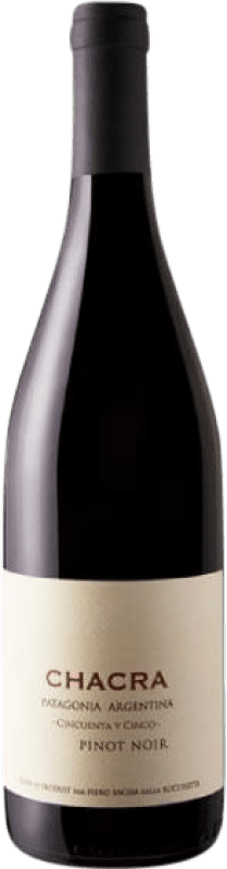 66,95 € Free Shipping | Red wine Chacra Cincuenta y Cinco I.G. Patagonia Patagonia Argentina Pinot Black Bottle 75 cl