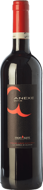 5,95 € Spedizione Gratuita | Vino Rosso Cedó Anguera Anexe Giovane D.O. Montsant Catalogna Spagna Syrah, Garnacha — Grenache, Cariñena — Carignano 75 cl