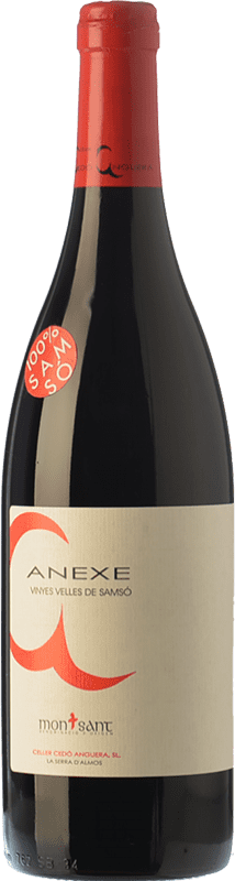 9,95 € Free Shipping | Red wine Cedó Anguera Anexe Vinyes Velles Carinyena Joven D.O. Montsant Catalonia Spain Carignan Bottle 75 cl