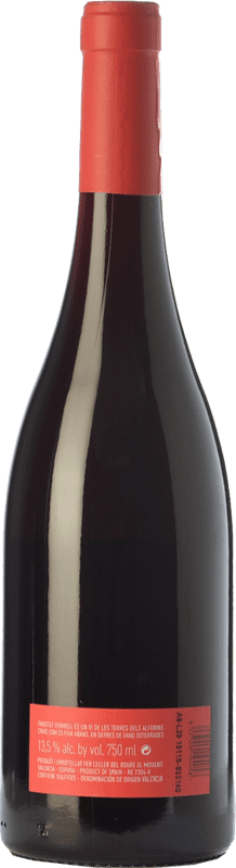 11,95 € Free Shipping | Red wine Roure Parotet Vermell Joven D.O. Valencia Valencian Community Spain Grenache, Monastrell, Mandó Bottle 75 cl