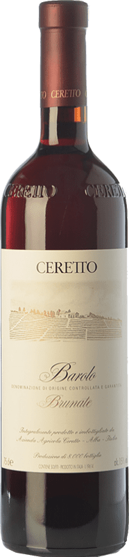 198,95 € Spedizione Gratuita | Vino rosso Ceretto Brunate D.O.C.G. Barolo Piemonte Italia Nebbiolo Bottiglia 75 cl