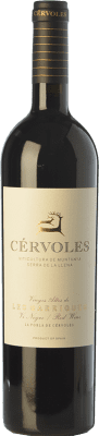 32,95 € Free Shipping | Red wine Cérvoles Aged D.O. Costers del Segre Catalonia Spain Tempranillo, Merlot, Grenache, Cabernet Sauvignon Bottle 75 cl