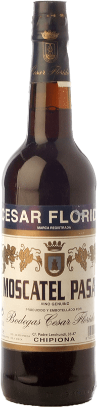 19,95 € 免费送货 | 甜酒 César Florido Moscatel de Pasas I.G.P. Vino de la Tierra de Cádiz 安达卢西亚 西班牙 Muscat of Alexandria 瓶子 75 cl