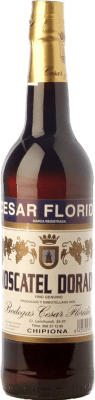 16,95 € Kostenloser Versand | Süßer Wein César Florido Moscatel Dorado I.G.P. Vino de la Tierra de Cádiz Andalusien Spanien Muscat von Alexandria Flasche 75 cl