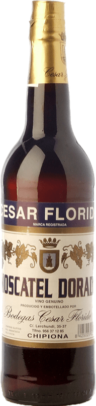 13,95 € Envoi gratuit | Vin Doux César Florido Dorado I.G.P. Vino de la Tierra de Cádiz Andalousie Espagne Moscatel — Muscat Bouteille 75 cl