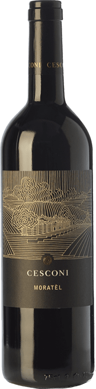16,95 € Free Shipping | Red wine Cesconi Moratèl I.G.T. Vigneti delle Dolomiti Trentino Italy Merlot, Cabernet Sauvignon, Teroldego, Lagrein Bottle 75 cl