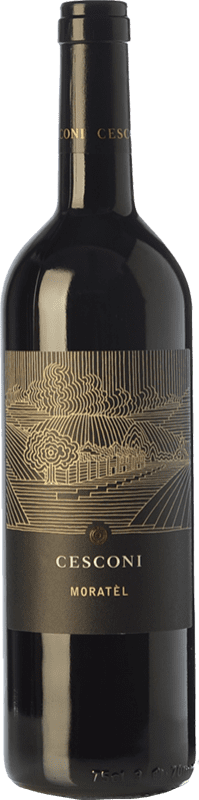 18,95 € Envoi gratuit | Vin Rouge Cesconi Moratèl I.G.T. Vigneti delle Dolomiti Trentin Italie Merlot, Cabernet Sauvignon, Teroldego, Lagrein Eco — Biologique Bouteille 75 cl