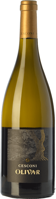 29,95 € Kostenloser Versand | Weißwein Cesconi Olivar I.G.T. Vigneti delle Dolomiti Trentino Italien Chardonnay, Grauburgunder, Weißburgunder Flasche 75 cl