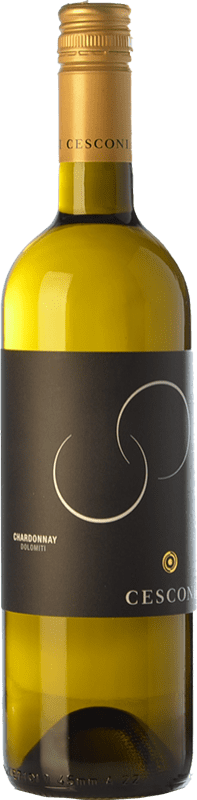 21,95 € Бесплатная доставка | Белое вино Cesconi I.G.T. Vigneti delle Dolomiti Трентино Италия Chardonnay бутылка 75 cl
