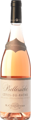 16,95 € Envío gratis | Vino Rosado Michel Chapoutier Belleruche Rosé — Rosado Joven I.G.P. Vin de Pays Rhône Rhône Francia Syrah, Garnacha, Cinsault 75 cl