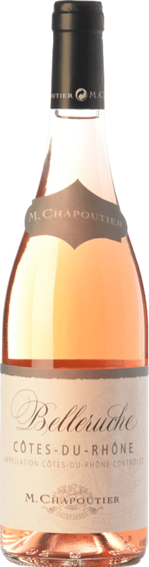 14,95 € Kostenloser Versand | Roséwein Michel Chapoutier Belleruche Rosé Jung I.G.P. Vin de Pays Rhône Rhône Frankreich Syrah, Grenache, Cinsault Flasche 75 cl