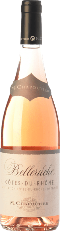15,95 € Envio grátis | Vinho rosé Michel Chapoutier Belleruche Rosé Jovem I.G.P. Vin de Pays Rhône Rhône França Syrah, Grenache, Cinsault Garrafa 75 cl