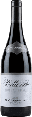 15,95 € Бесплатная доставка | Красное вино Michel Chapoutier Belleruche Rouge старения A.O.C. Côtes du Rhône Рона Франция Syrah, Grenache бутылка 75 cl