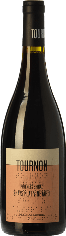 45,95 € Free Shipping | Red wine Chapoutier Domaine Tournon Shays Flat Crianza I.G. Pyrenees Pyrenees Australia Syrah Bottle 75 cl