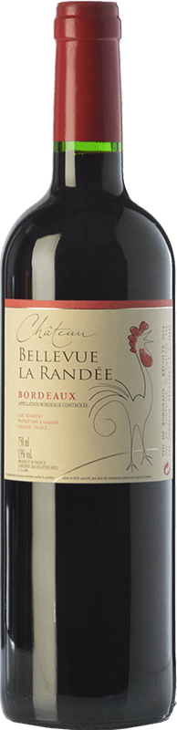 7,95 € Envoi gratuit | Vin Rouge Château Bellevue la Randée Jeune A.O.C. Bordeaux Bordeaux France Merlot, Cabernet Sauvignon, Cabernet Franc 75 cl