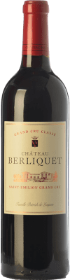 72,95 € Free Shipping | Red wine Château Berliquet Aged A.O.C. Saint-Émilion Grand Cru Bordeaux France Merlot, Cabernet Sauvignon, Cabernet Franc Bottle 75 cl