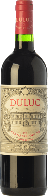 29,95 € Free Shipping | Red wine Château Branaire Ducru Duluc A.O.C. Saint-Julien Bordeaux France Merlot, Cabernet Sauvignon, Cabernet Franc, Petit Verdot Bottle 75 cl
