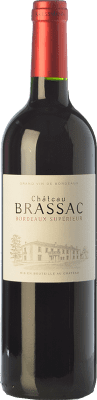 11,95 € Free Shipping | Red wine Château Brassac Joven A.O.C. Bordeaux Supérieur Bordeaux France Merlot, Cabernet Sauvignon, Cabernet Franc Bottle 75 cl