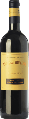 22,95 € Kostenloser Versand | Rotwein Château Brillette A.O.C. Moulis-en-Médoc Bordeaux Frankreich Merlot, Cabernet Sauvignon, Cabernet Franc, Petit Verdot Flasche 75 cl