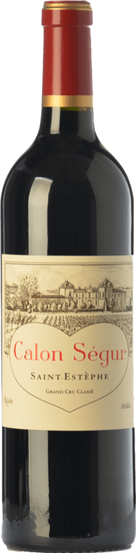 249,95 € 免费送货 | 红葡萄酒 Château Calon Ségur Crianza — 陈酿 A.O.C. Saint-Estèphe 波尔多 法国 Merlot — 梅洛, Cabernet Sauvignon — 赤霞珠, Petit Verdot 瓶装 75 cl