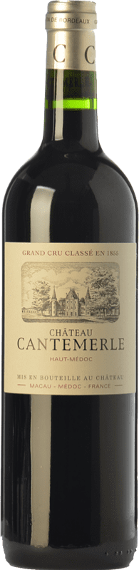 35,95 € Free Shipping | Red wine Château Cantemerle Crianza A.O.C. Haut-Médoc Bordeaux France Merlot, Cabernet Sauvignon, Cabernet Franc, Petit Verdot Bottle 75 cl