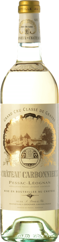 43,95 € Envio grátis | Vinho branco Château Carbonnieux Blanc Crianza A.O.C. Pessac-Léognan Bordeaux França Sémillon, Sauvignon Garrafa 75 cl