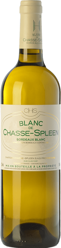 51,95 € Spedizione Gratuita | Vino Bianco Château Chasse-Spleen Crianza — Invecchiato in Botte A.O.C. Bordeaux bordò Francia Sémillon, Sauvignon Bottiglia 75 cl