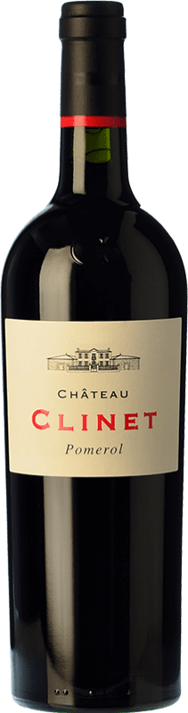 124,95 € Envío gratis | Vino tinto Château Clinet Crianza A.O.C. Pomerol Burdeos Francia Merlot, Cabernet Sauvignon, Cabernet Franc Botella 75 cl