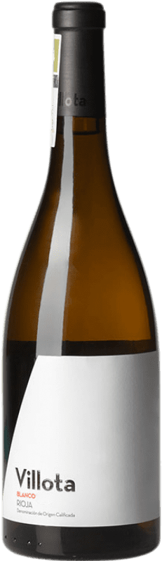 42,95 € Spedizione Gratuita | Vino bianco Villota Blanco Selección D.O.Ca. Rioja La Rioja Spagna Viura Bottiglia 75 cl