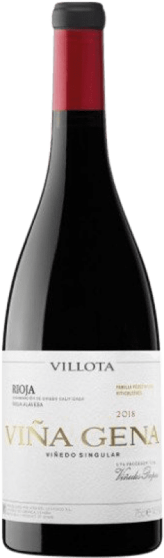 46,95 € Free Shipping | Red wine Villota Viña Gena Viñedo Singular D.O.Ca. Rioja The Rioja Spain Tempranillo Bottle 75 cl