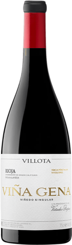 43,95 € Envío gratis | Vino Tinto Villota Viña Gena Viñedo Singular D.O.Ca. Rioja La Rioja España Tempranillo 75 cl