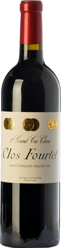 161,95 € Envío gratis | Vino tinto Château Clos Fourtet Crianza A.O.C. Saint-Émilion Grand Cru Burdeos Francia Merlot, Cabernet Sauvignon, Cabernet Franc Botella 75 cl