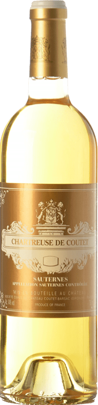 27,95 € Spedizione Gratuita | Vino Dolce Château Coutet La Chartreuse A.O.C. Sauternes bordò Francia Sémillon, Muscadelle, Sauvignon Bottiglia 75 cl