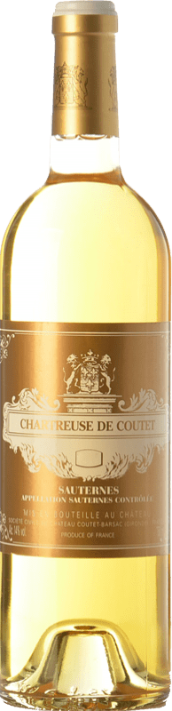 26,95 € Envío gratis | Vino dulce Château Coutet La Chartreuse A.O.C. Sauternes Burdeos Francia Sauvignon Blanca, Sémillon, Muscadelle Botella 75 cl