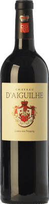 29,95 € Spedizione Gratuita | Vino rosso Château d'Aiguilhe Crianza A.O.C. Côtes de Castillon bordò Francia Merlot, Cabernet Franc Bottiglia 75 cl