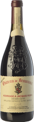 494,95 € Бесплатная доставка | Красное вино Famille Perrin Château de Beaucastel Hommage à Jacques Perrin A.O.C. Châteauneuf-du-Pape Рона Франция Syrah — Сира, Garnacha — Гренаш, Mourvèdre — Мурведр, Counoise — Кунос 75 cl