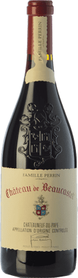 122,95 € Free Shipping | Red wine Château Beaucastel Rouge Aged A.O.C. Châteauneuf-du-Pape Rhône France Syrah, Grenache, Mourvèdre, Cinsault, Counoise Bottle 75 cl