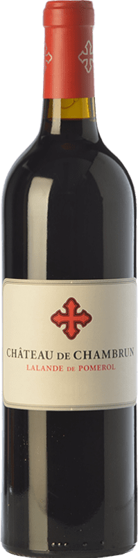 26,95 € Kostenloser Versand | Rotwein Château de Chambrun Alterung A.O.C. Lalande-de-Pomerol Bordeaux Frankreich Merlot, Cabernet Franc Flasche 75 cl