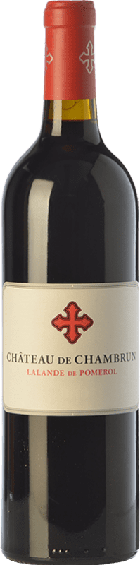 27,95 € Spedizione Gratuita | Vino Rosso Château de Chambrun Crianza — Invecchiato in Botte A.O.C. Lalande de Pomerol bordò Francia Merlot, Cabernet Franc Bottiglia 75 cl