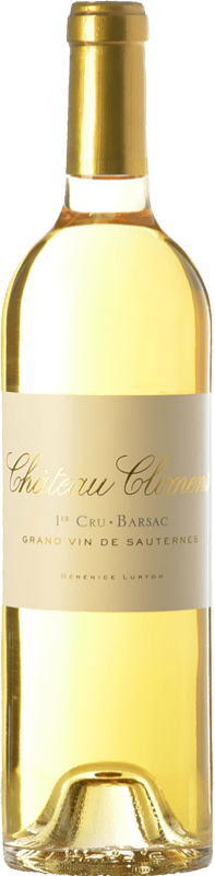 69,95 € Envio grátis | Vinho doce Château de Climens A.O.C. Barsac Bordeaux França Sémillon Garrafa 75 cl