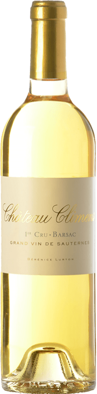 108,95 € Envío gratis | Vino dulce Château de Climens A.O.C. Barsac Burdeos Francia Sémillon Botella 75 cl