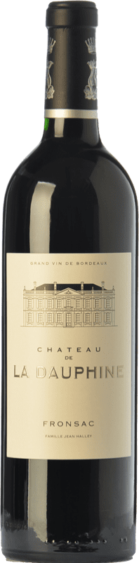 31,95 € Envio grátis | Vinho tinto Château de La Dauphine Crianza A.O.C. Fronsac Bordeaux França Merlot, Cabernet Franc Garrafa 75 cl