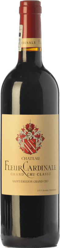46,95 € Free Shipping | Red wine Château Fleur Cardinale Aged A.O.C. Saint-Émilion Grand Cru Bordeaux France Merlot, Cabernet Sauvignon, Cabernet Franc Bottle 75 cl